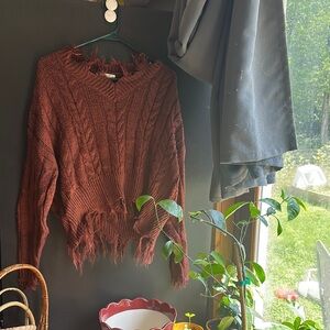 Women's Distressed  Sweater